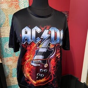 Black AC/DC Graphic T-Shirt